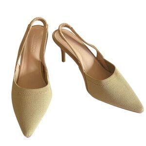 Tan Slingback Heels